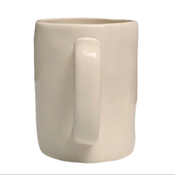 Rae Dunn BIG LITTLE Mugs Box Set White Black Letters Dimples 2017 OG NIB NWT - Picture 5 of 17